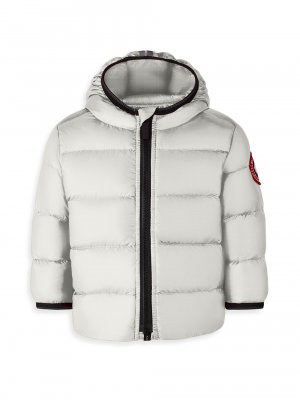 Пуховая стеганая куртка Crofton для малышей , серебряный Canada Goose