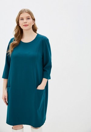 Платье Zarus. Цвет: зеленый
