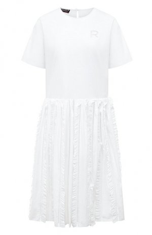 Платье Rochas. Цвет: белый