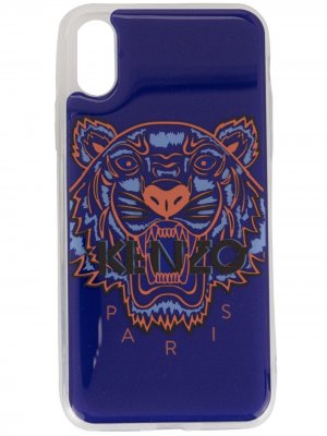 Чехол Tiger для iPhone X Kenzo. Цвет: фиолетовый