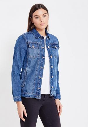 Куртка джинсовая Miss Selfridge. Цвет: синий