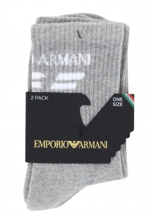 Носки EMPORIO ARMANI. Цвет: серый
