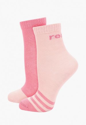 Носки 2 пары Reima MyDay. Цвет: розовый