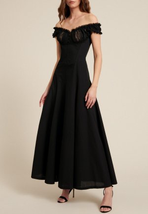 Платье LUISA SPAGNOLI. Цвет: черный