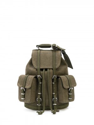 Рюкзак в стиле милитари Readymade. Цвет: зеленый