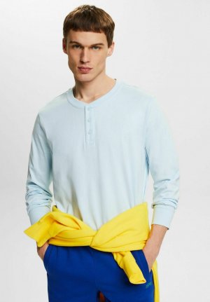 Рубашка с длинным рукавом IM HENLEY-STIL , цвет pastel blue Esprit