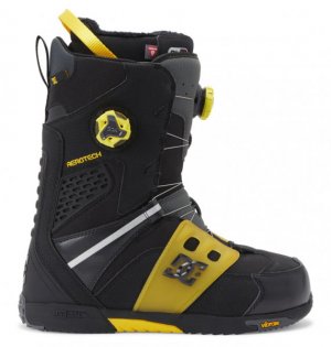 Мужские сноубордические ботинки DC SHOES PHANTOM BOAX. Цвет: black/yellow