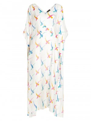 Пляжное платье макси с принтом Florence , белый Valimare