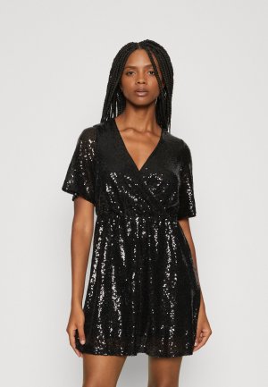 Коктейльное/праздничное платье VMKAJE 2/4 SHORT DRESS , цвет black Vero Moda