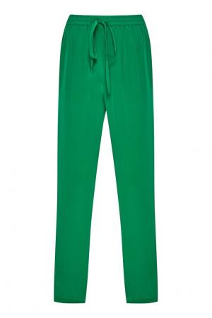 Зеленые брюки в спортивном стиле Red Valentino. Цвет: зеленый