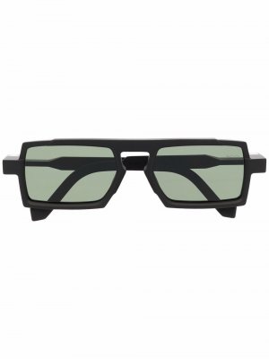 Солнцезащитные очки в прямоугольной оправе VAVA Eyewear. Цвет: черный