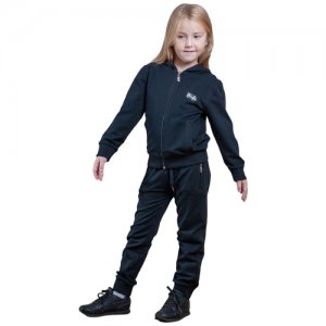 Детский спортивный костюм Monna rosa, размер 134/140 Rosa Milano. Цвет: черный