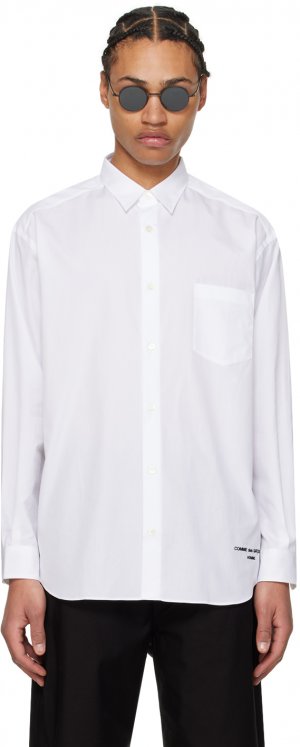 Белая рубашка с вышивкComme des Garçons Comme