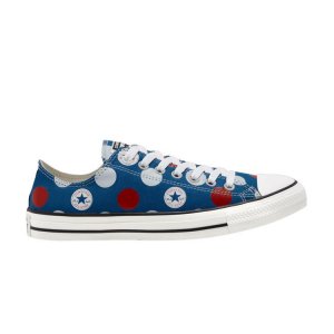 Chuck Taylor All Star Low Patch Play - Кроссовки унисекс Court Blue University-Red 167860F Converse