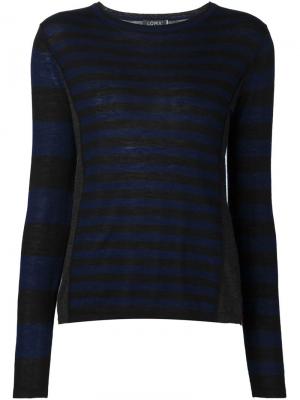 Полосатый свитер Loma. Цвет: чёрный