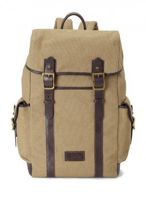 Бежевый мужской рюкзак Polo Ralph Lauren
