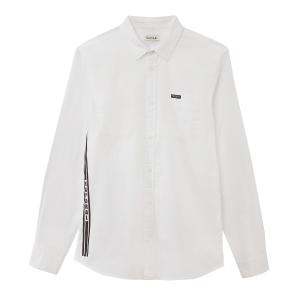 Рубашка приталенного покроя с длинными рукавами MALCO KAPORAL. Цвет: белый,черный