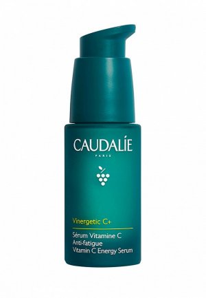 Сыворотка для лица Caudalie анти-стресс c витамином С, повышения тонуса кожи Vinergetic С+, 30 мл. Цвет: бирюзовый
