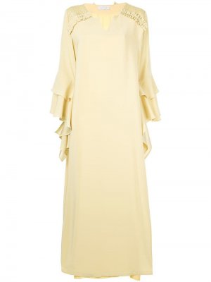 Платье-туника Grace Mounay. Цвет: желтый