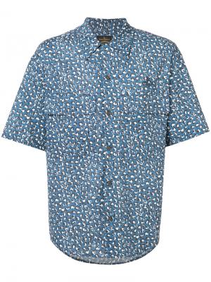 Рубашка с короткими рукавами Leo Vivienne Westwood Man. Цвет: синий