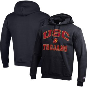 Мужской пуловер с капюшоном USC Trojans High Motor черного цвета Champion