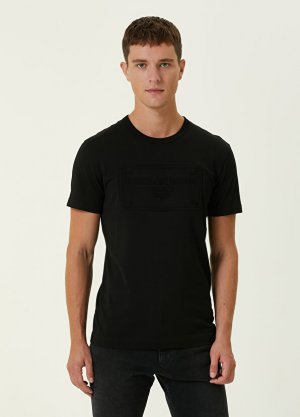 Спортивная черная футболка с логотипом Dolce&Gabbana. Цвет: черный