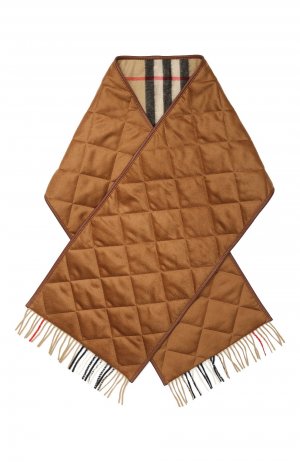 Кашемировый шарф Burberry. Цвет: коричневый