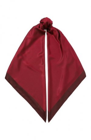 Шелковый платок Elie Saab. Цвет: бордовый