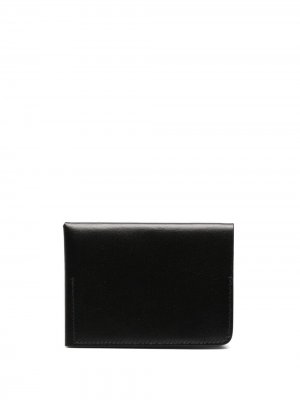 Бумажник с тисненым логотипом Jil Sander. Цвет: черный