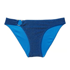 Плавки бикини Victoria's Secret Swim Shimmer Classic, синий Victoria's. Цвет: синий