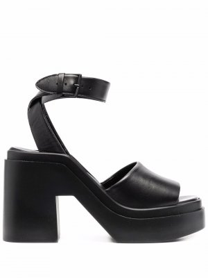 Noe block-heel sandals Clergerie. Цвет: черный