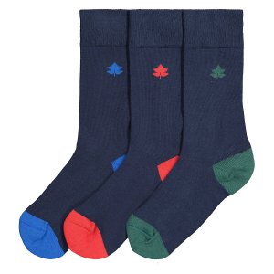 Комплект из трех пар носков LaRedoute. Цвет: синий