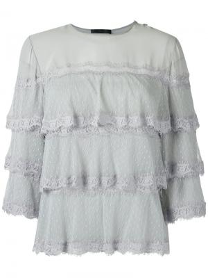 Layered blouse Talie Nk. Цвет: серый