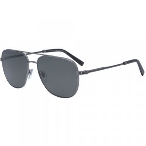 Солнцезащитные очки , бесцветный, серый BVLGARI. Цвет: бесцветный/прозрачный