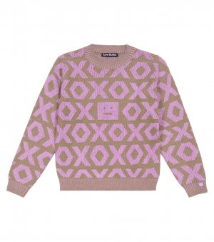 Мини-свитер Kozu XOXO , бежевый Acne Studios