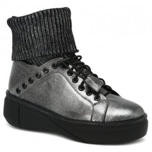 Ботинки 8619-2 темно-серый, Размер 36 Kiss Moon. Цвет: серый
