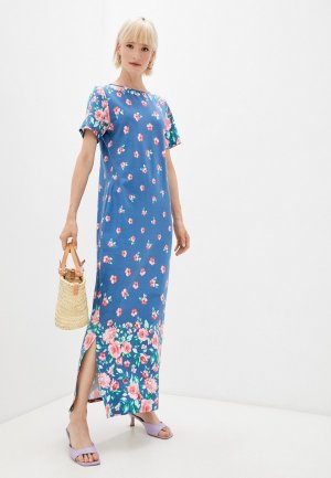 Платье Toku Tino. Цвет: голубой