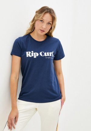 Футболка Rip Curl SURF CO STANDARD TEE. Цвет: синий