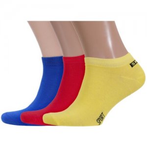 Комплект из 3 пар мужских носков микс 11, размер 25 (39-41) ХОХ. Цвет: мультиколор