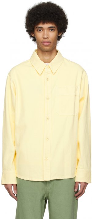 Желтая джинсовая рубашка Basile Brodee Poitrine A.P.C.