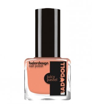 Лак для ногтей jucy pastel тон 308 оранжевый 6мл Belor Design