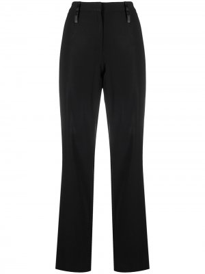 Расклешенные брюки строгого кроя 1990-х годов Dolce & Gabbana Pre-Owned. Цвет: черный
