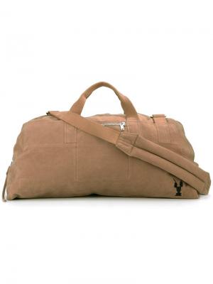 Большая дорожная сумка Rick Owens DRKSHDW. Цвет: коричневый