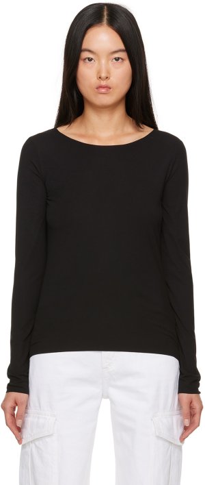 Черная футболка с длинным рукавом Aurora Wolford