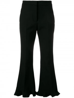 Расклешенные брюки с оборками Stella McCartney. Цвет: черный