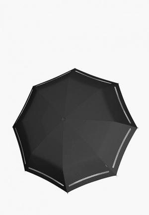 Зонт складной Knirps. Цвет: черный