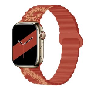 1 шт. магнитный ремешок для Apple Watch Ultra 49 мм, 45 44 42 41 40 38 браслет Iwatch 9, 8, 7, 6, 5, 4, 3, 2, модные мягкие счастливые ремешки часов VA VOOM