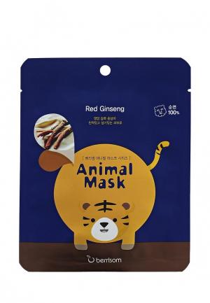 Маска для лица Berrisom тканевая серии Animal mask – Тигр