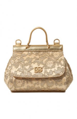 Сумка Sicily Dolce & Gabbana. Цвет: золотой