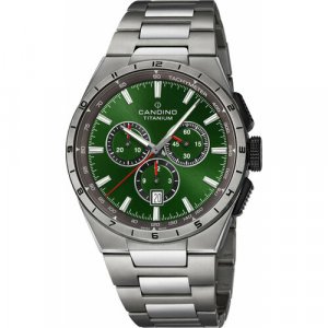 Наручные часы, зеленый Candino. Цвет: зеленый